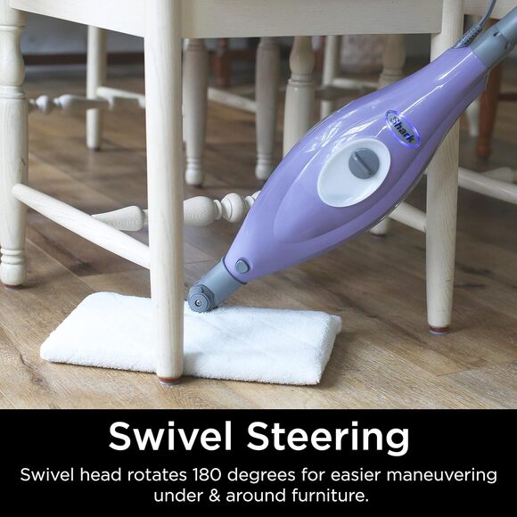 Shark S3501 Steam Mop, 2 Washable Pads, Purple - NEW - Picture 3 of 6